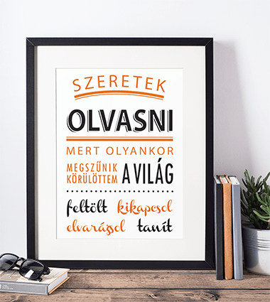 Szeretek olvasni poszter